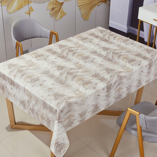 PUL-6116BBW Клеенка Imperio Royal ГЛЯНЦЕВАЯ, ПУ на основе из хлопка и полиэстера 1,4*20м