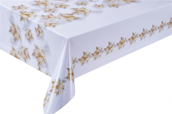 TD-2024C Клеенка Imperio 3D на ткани 0,28мм*1,37м*20м